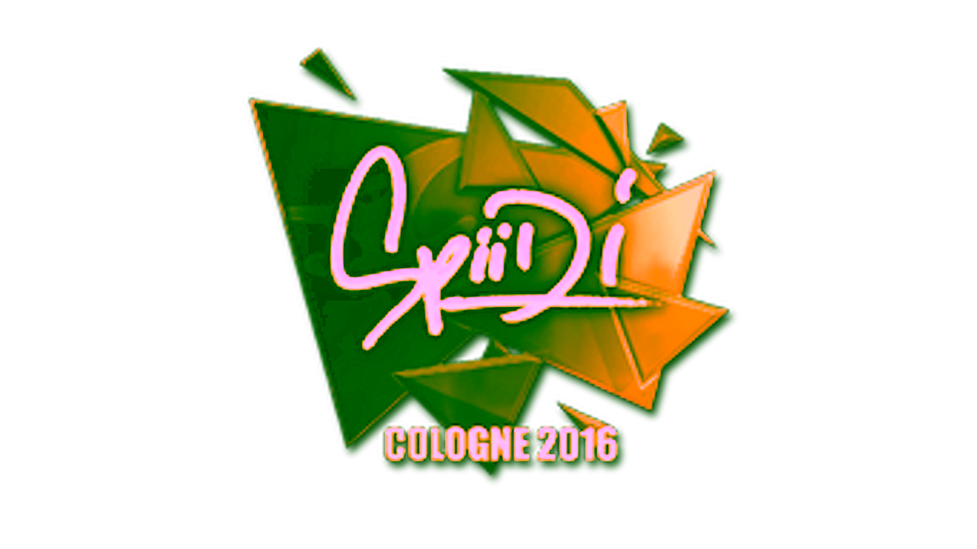 Visar för Sticker | Spiidi (Gold) | Cologne 2016