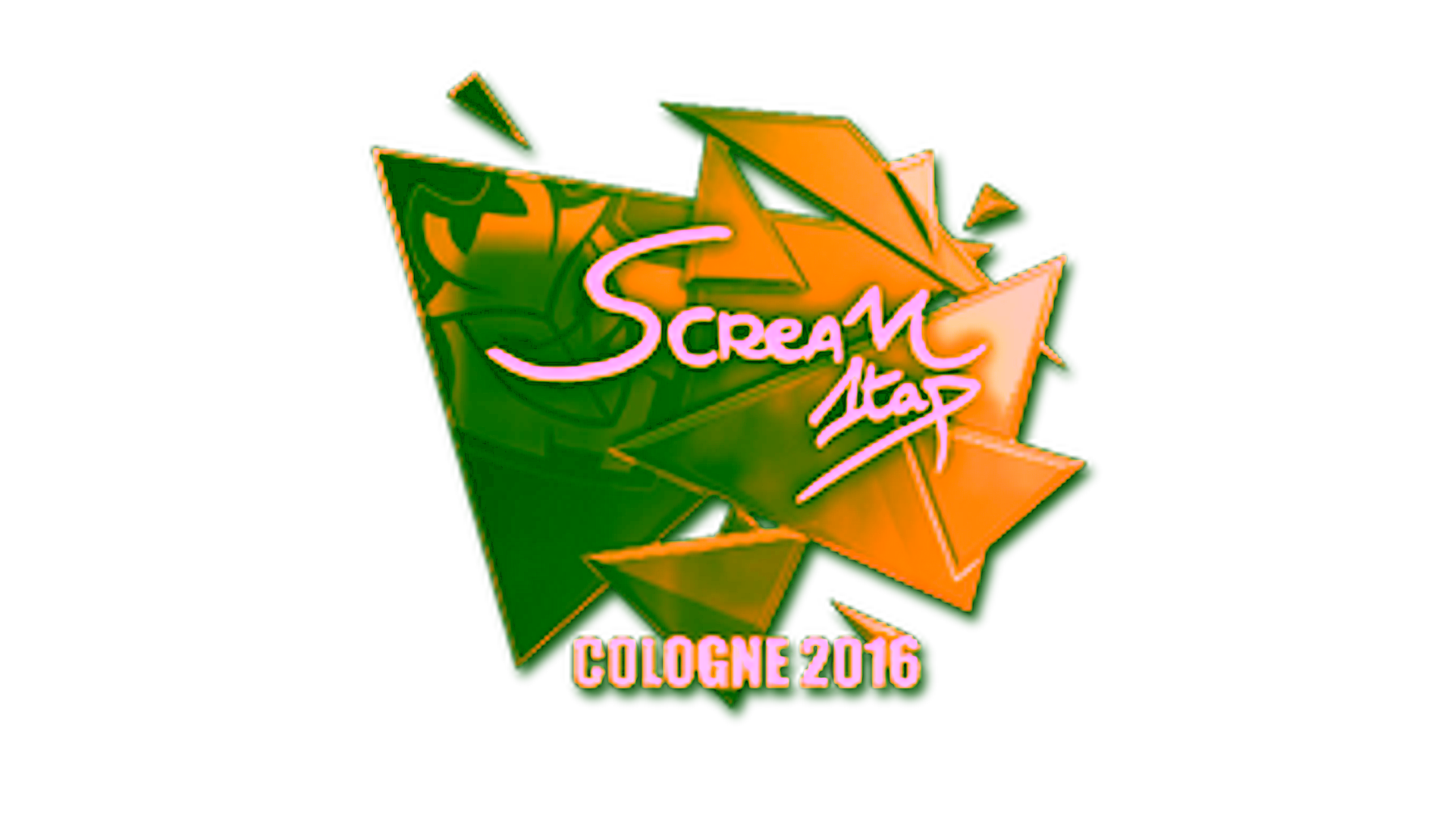 Sticker | ScreaM (Gold) | Cologne 2016 için görüntü