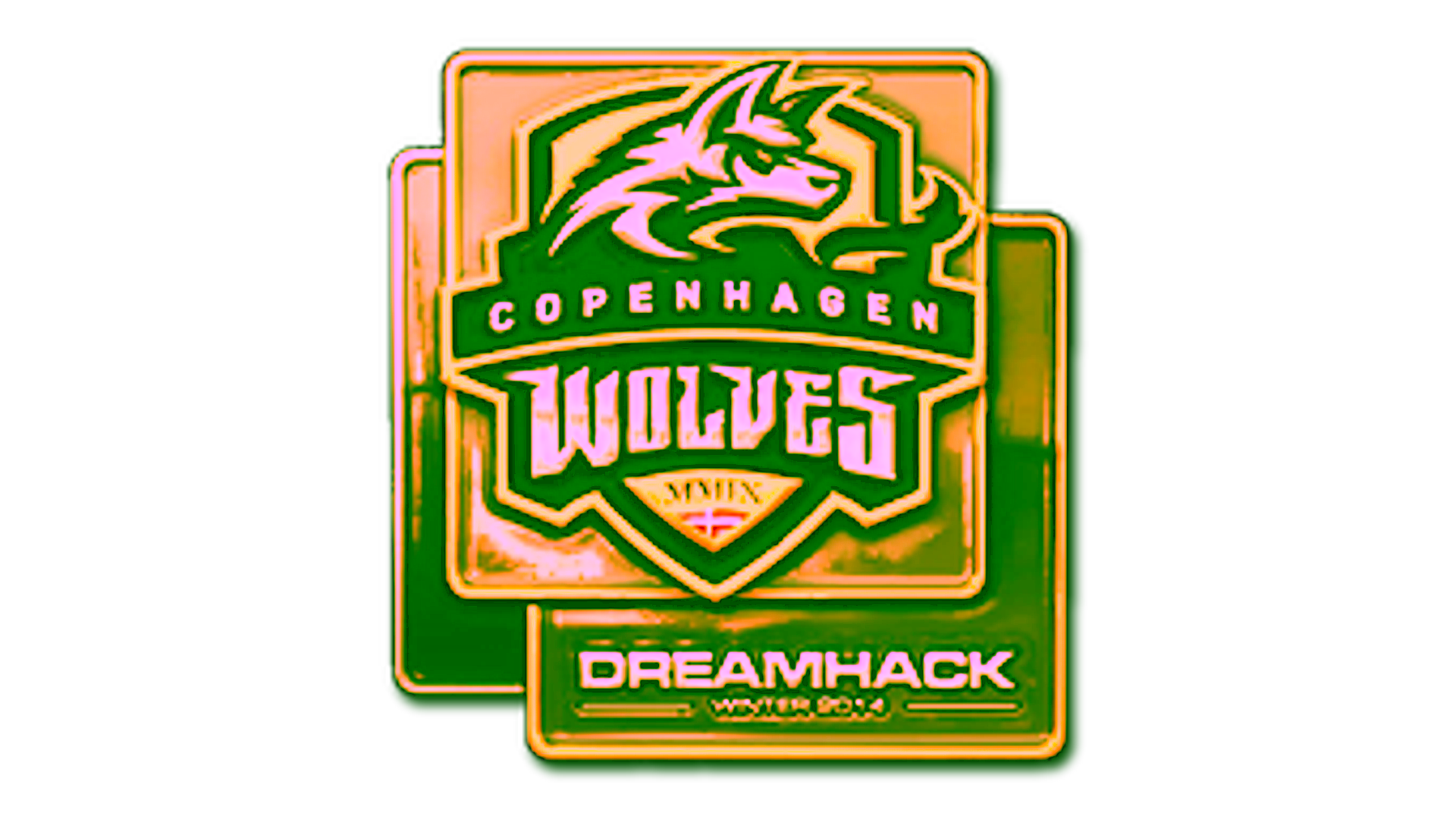 Rodyti Sticker | Copenhagen Wolves (Gold) | DreamHack 2014