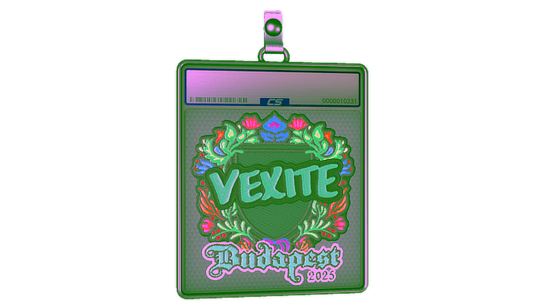 Display for Sticker Slab | vexite (Embroidered) | Budapest 2025