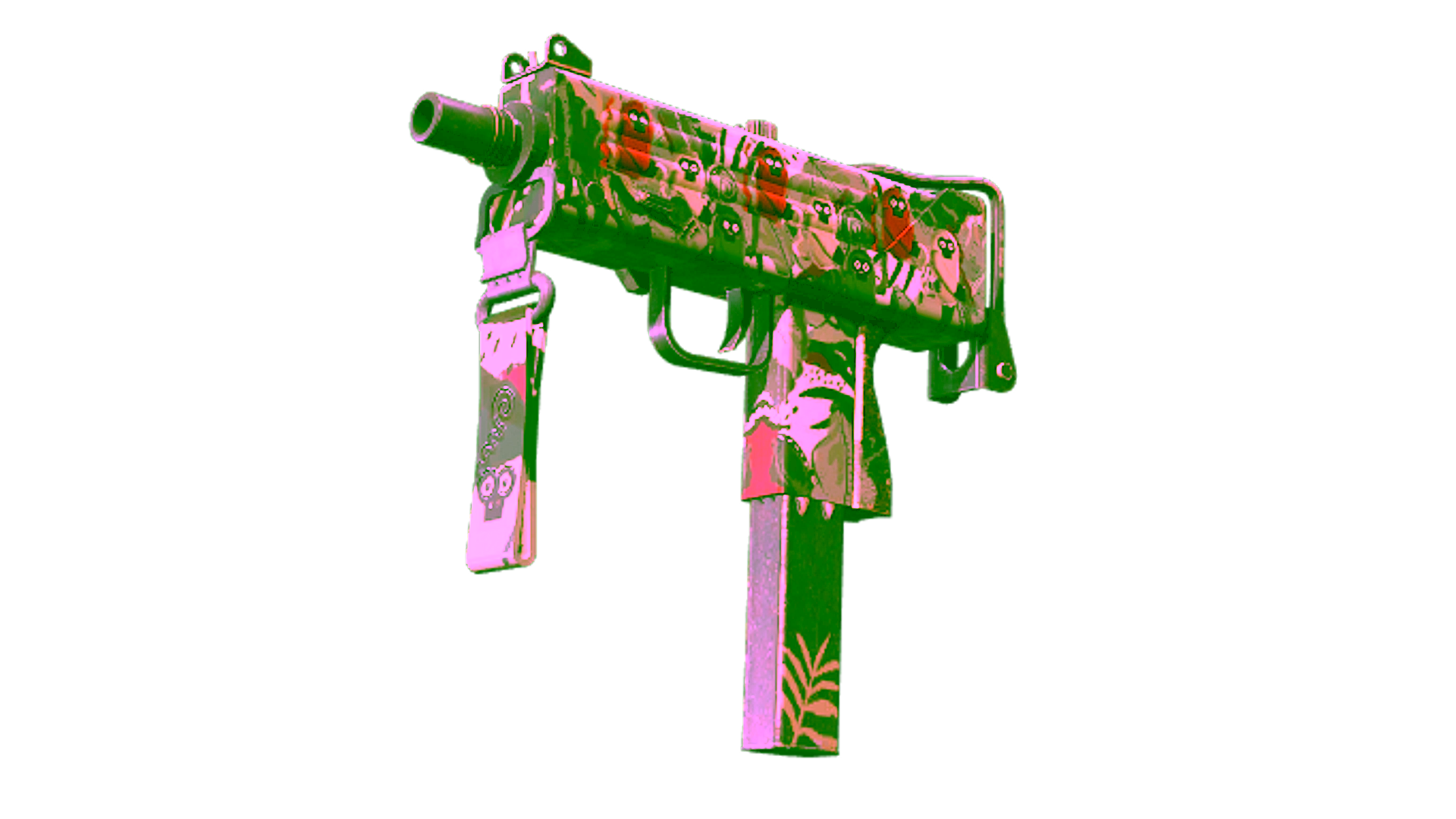 Exibição para MAC-10 | Monkeyflage (Factory New)