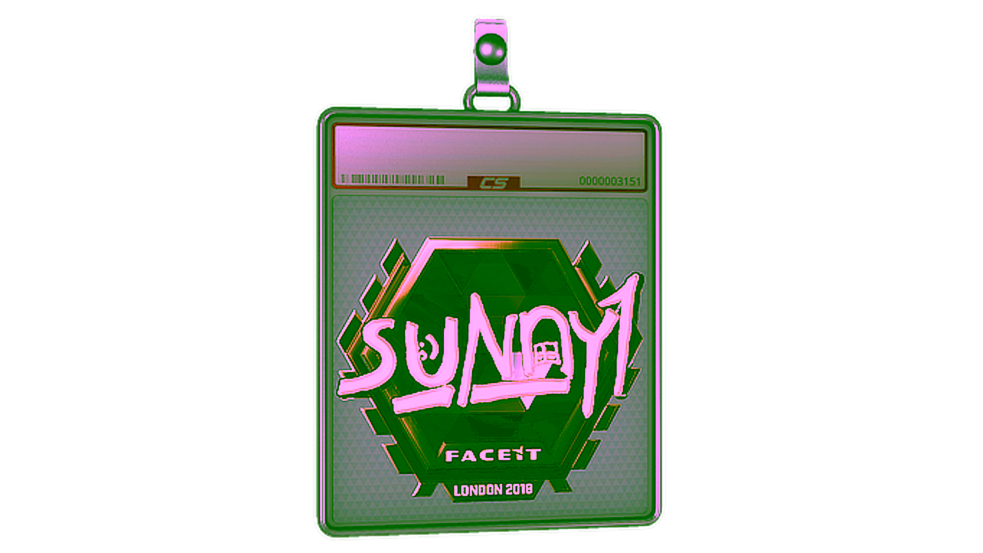 Display for Sticker Slab | suNny (Gold) | London 2018