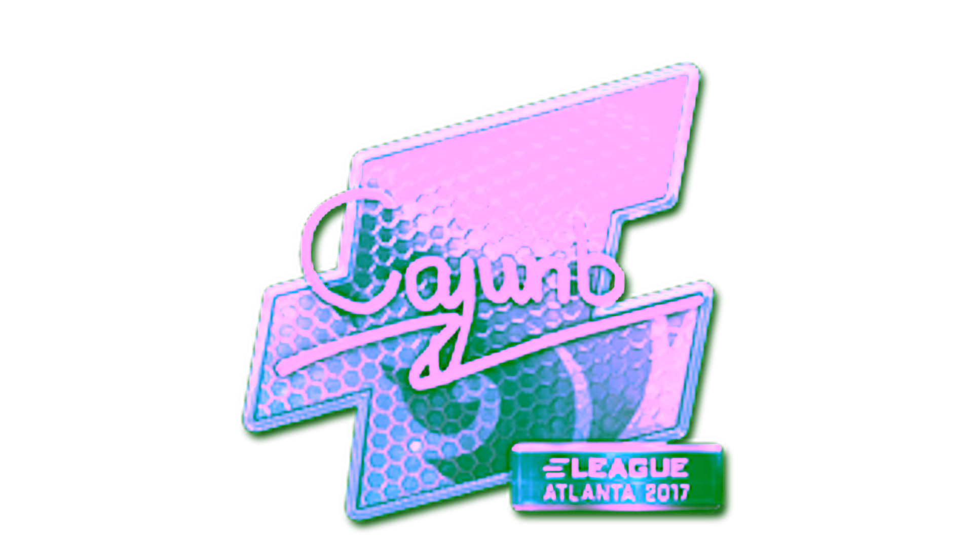 Display for Sticker | cajunb (Foil) | Atlanta 2017