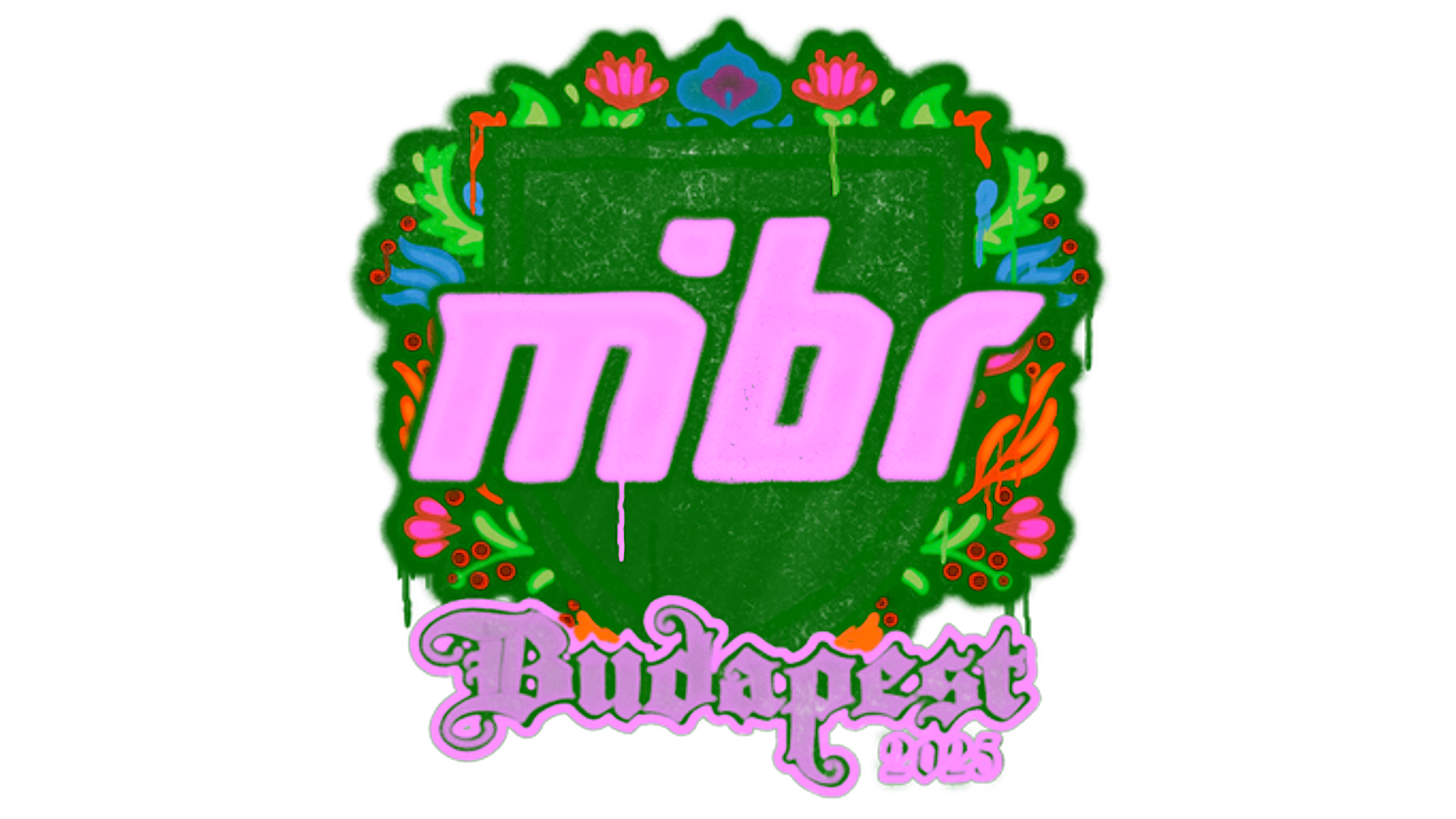 Display for Sealed Graffiti | MIBR | Budapest 2025