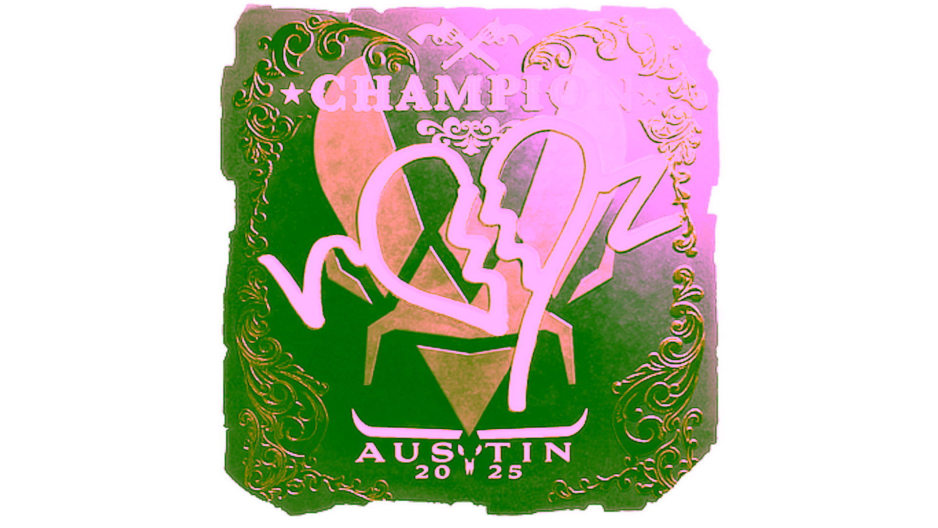 Display for Sticker | ropz (Gold, Champion) | Austin 2025