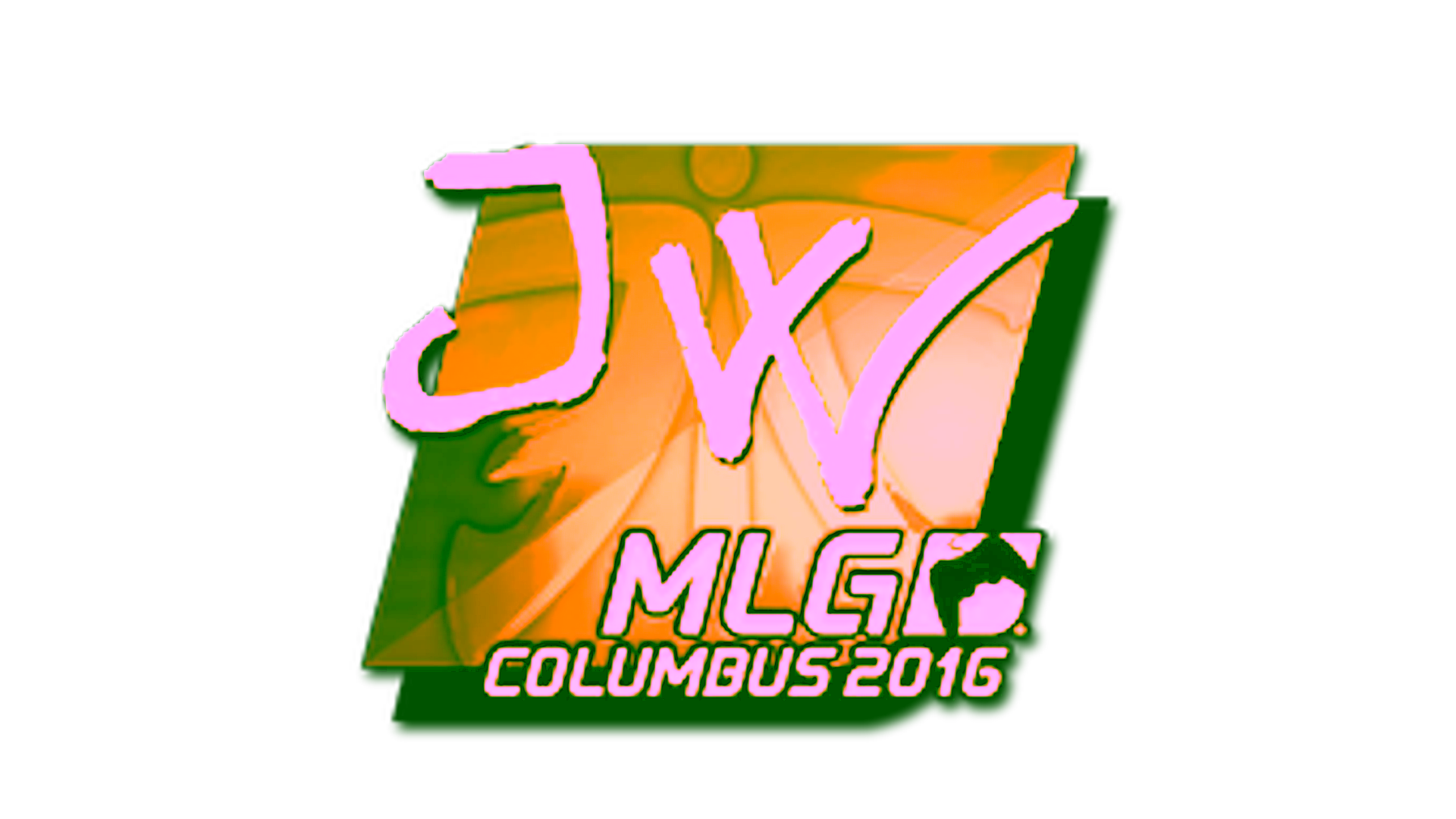 Display for Sticker | JW (Gold) | MLG Columbus 2016