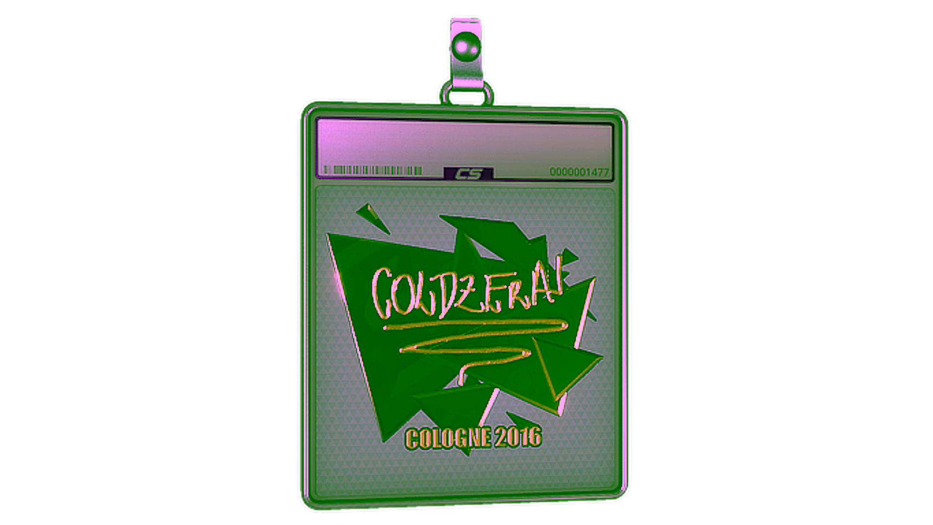 Display for Sticker Slab | coldzera (Gold) | Cologne 2016