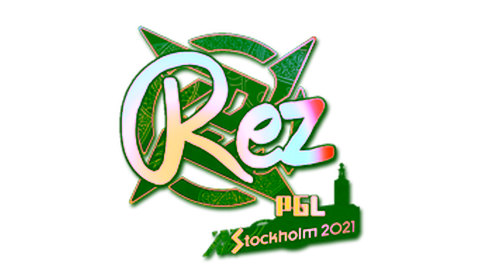 Sticker | REZ (Holo) | Stockholm 2021 için görüntü