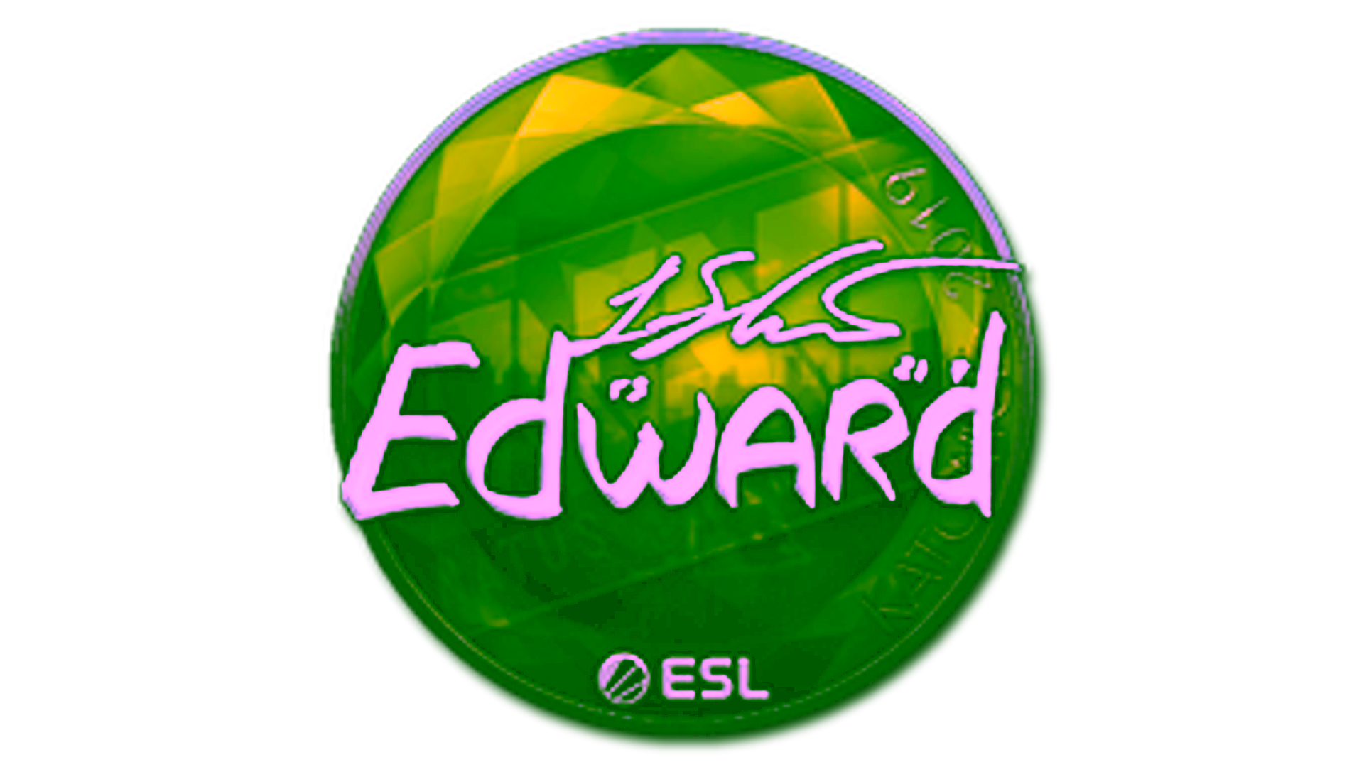 Anzeige für Sticker | Edward (Foil) | Katowice 2019