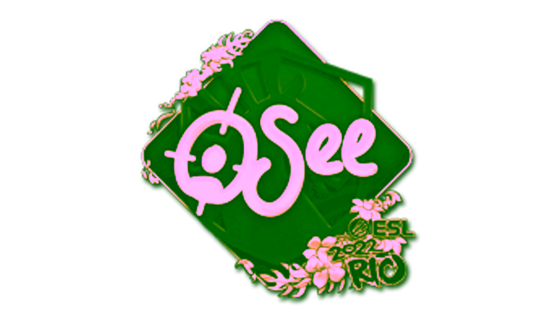 Display for Sticker | oSee (Gold) | Rio 2022