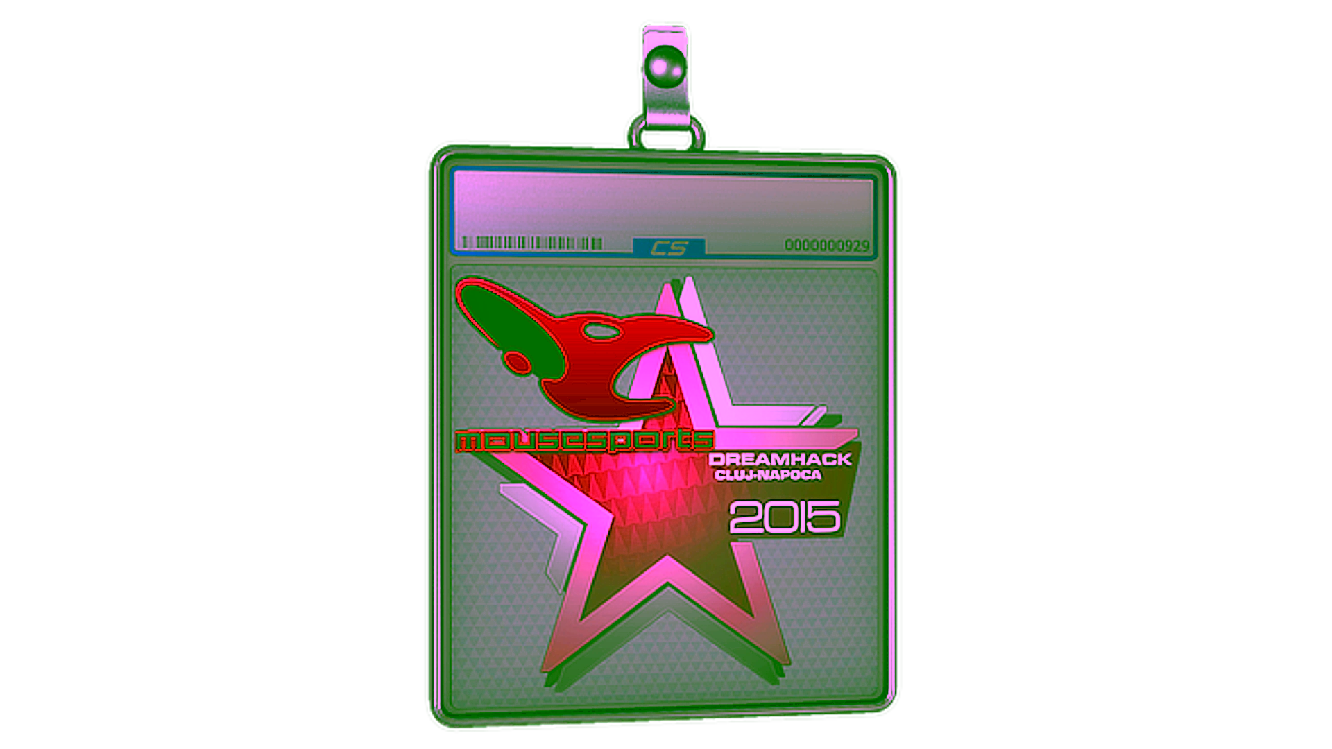 Display for Sticker Slab | mousesports | Cluj-Napoca 2015