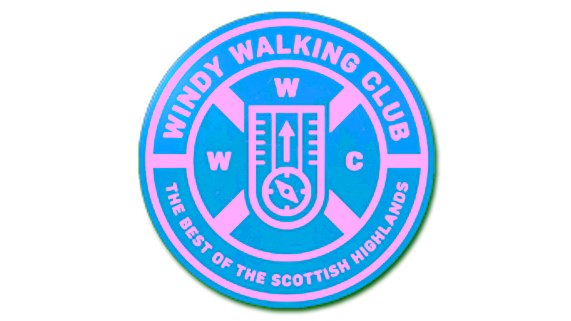 Display for Sticker | Windy Walking Club