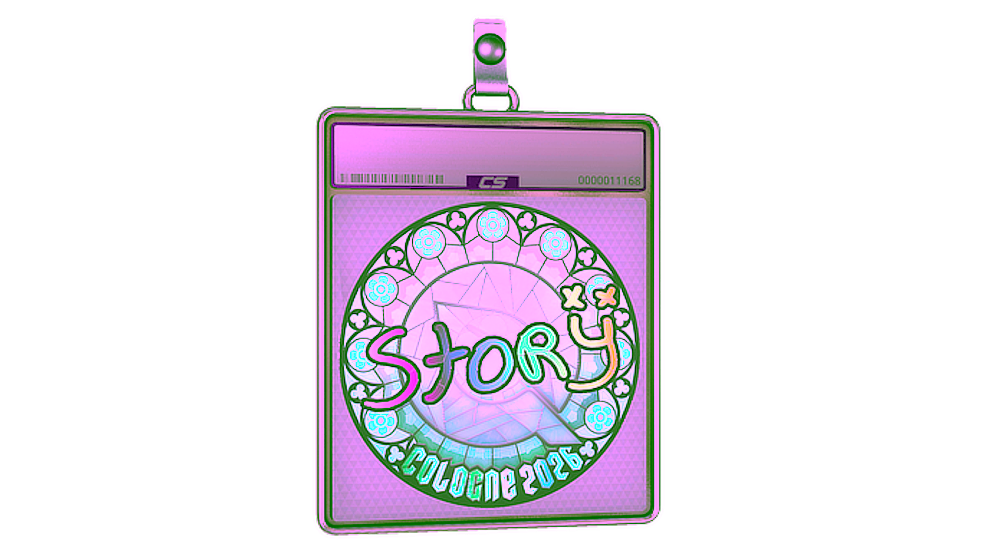 Display for Sticker Slab | story (Holo) | Cologne 2026