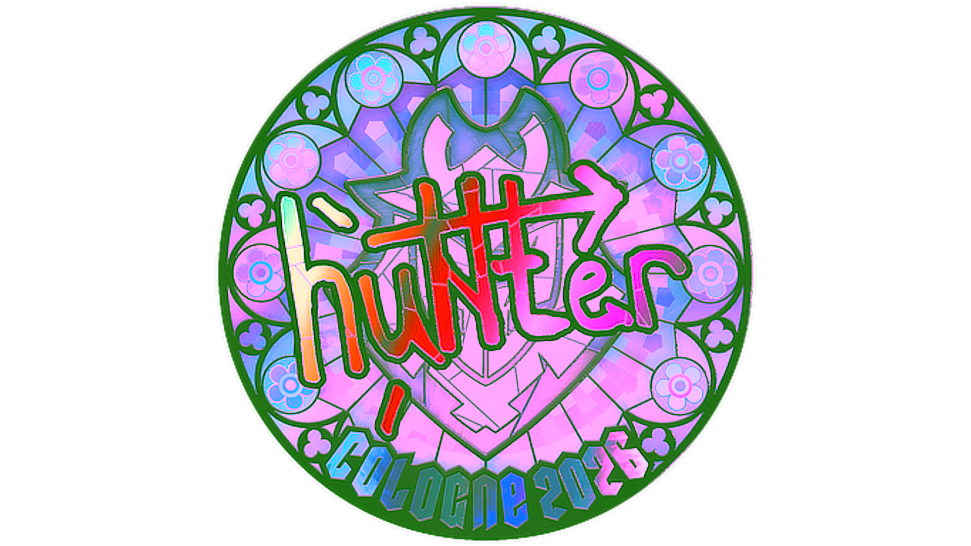Display for Sticker | huNter- (Holo) | Cologne 2026