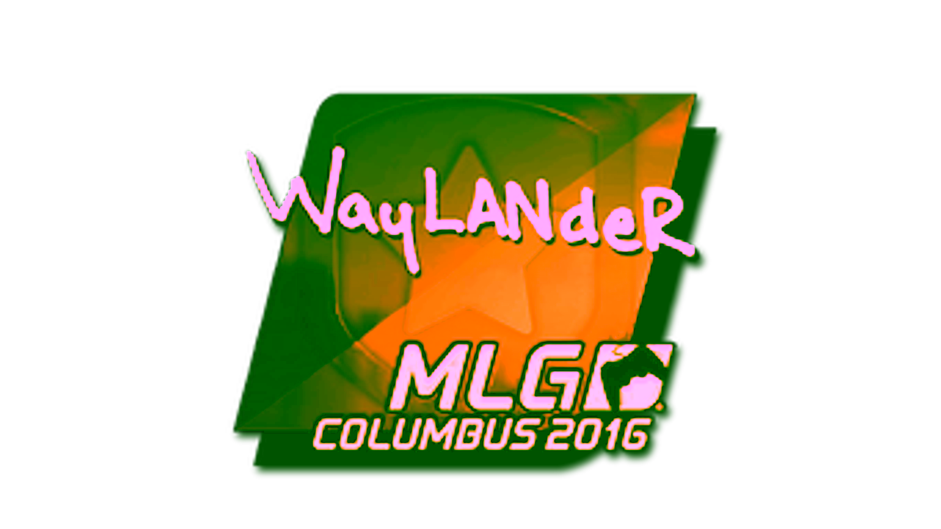 Rodyti Sticker | wayLander (Gold) | MLG Columbus 2016