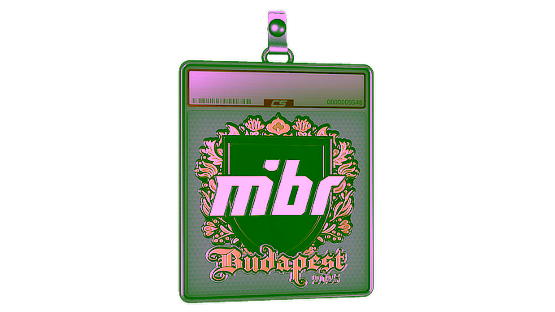 Anzeige für Sticker Slab | MIBR (Gold) | Budapest 2025