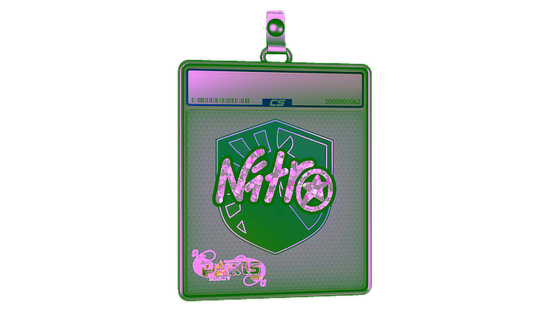 Display for Sticker Slab | nitr0 (Glitter) | Paris 2023