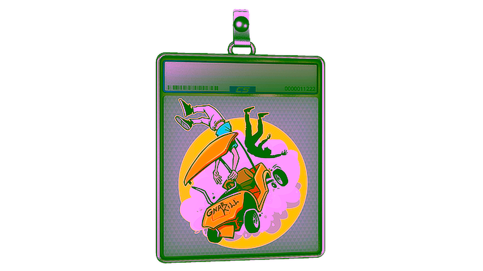 Display for Sticker Slab | Golf Cart
