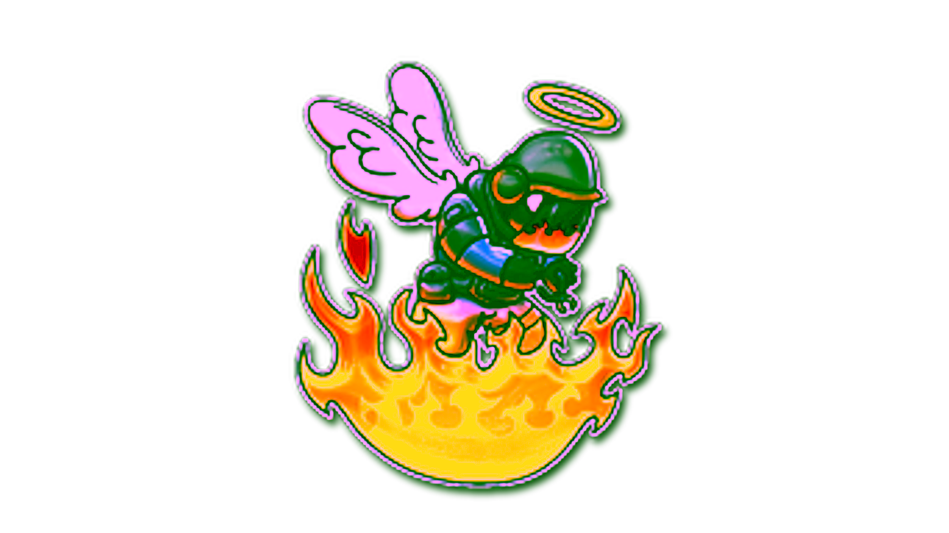 Display for Sticker | In The Fire (Foil)