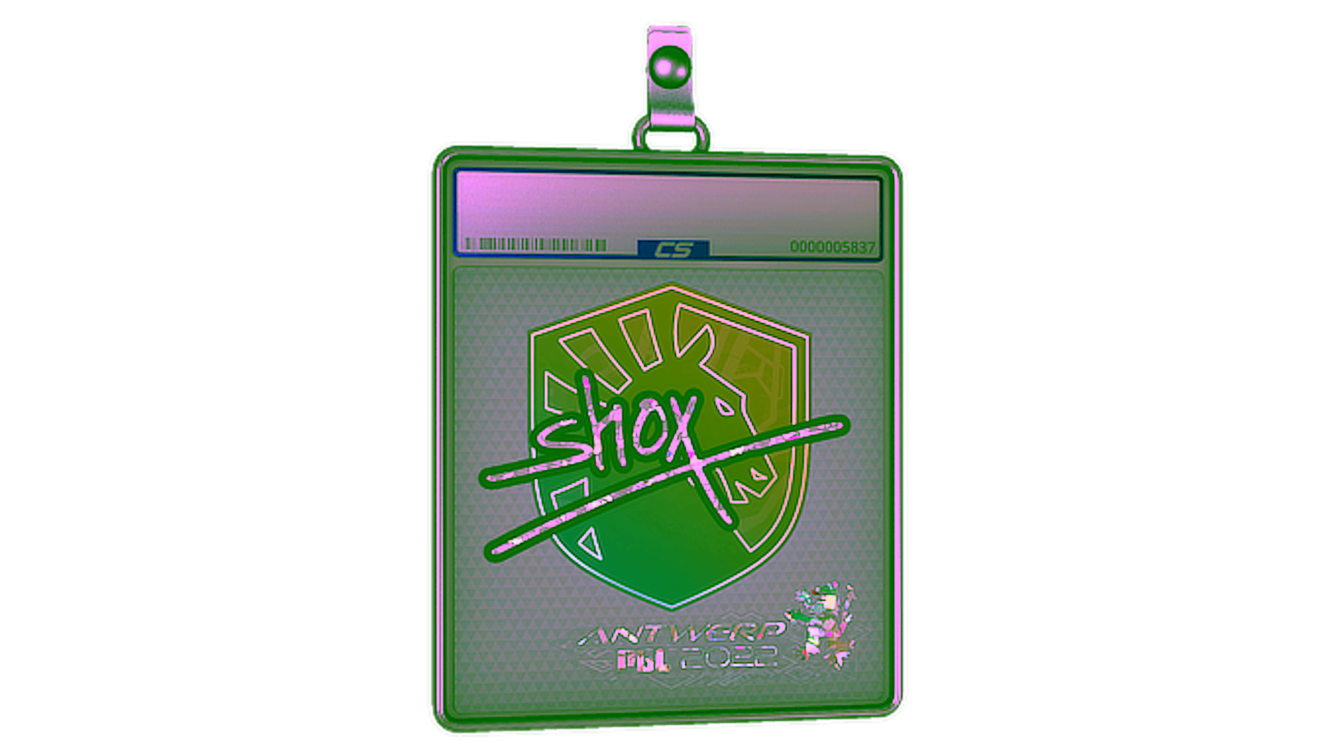 Display for Sticker Slab | shox (Glitter) | Antwerp 2022