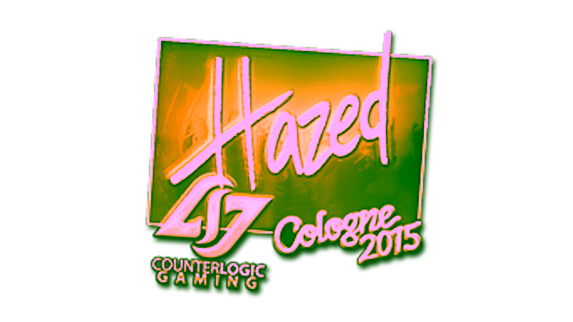 Visar för Sticker | hazed (Gold) | Cologne 2015