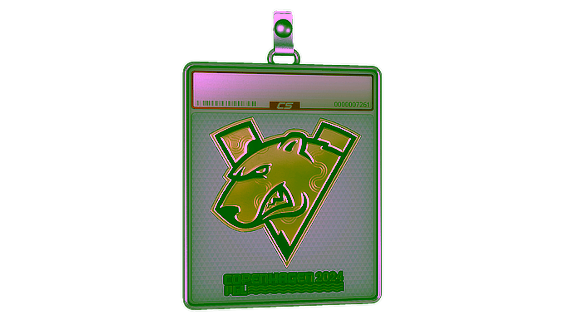Display for Sticker Slab | Virtus.pro (Gold) | Copenhagen 2024