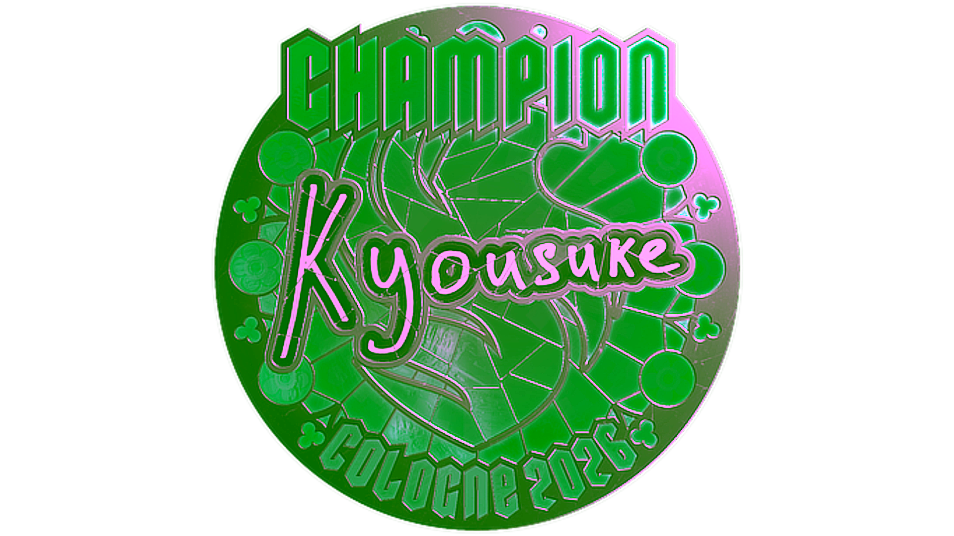 Display for Sticker | kyousuke (Foil, Champion) | Cologne 2026