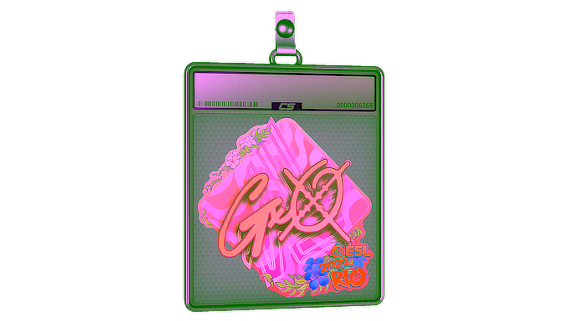 Visar för Sticker Slab | gxx- (Holo) | Rio 2022