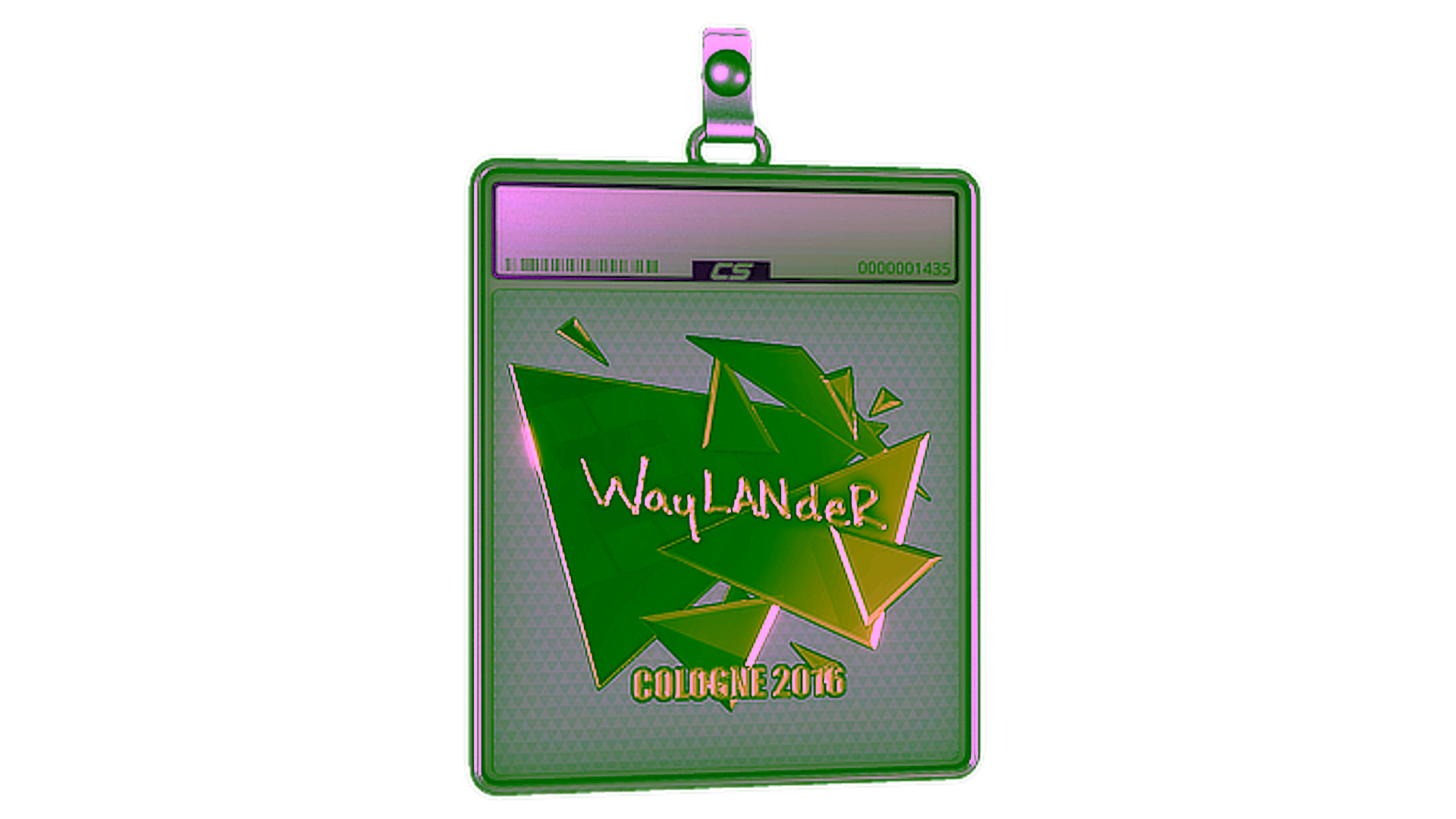 Rodyti Sticker Slab | wayLander (Gold) | Cologne 2016