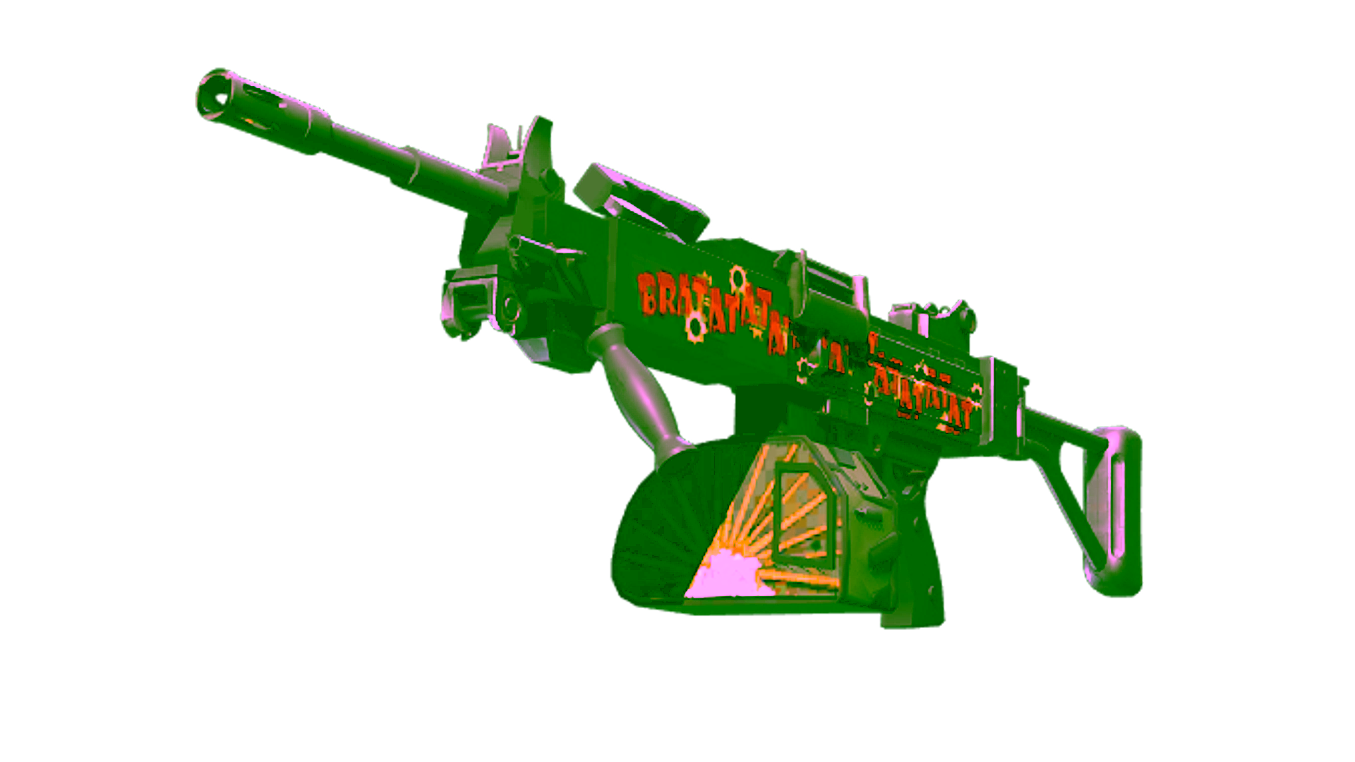 Display for StatTrak™ Negev | Bratatat (Minimal Wear)