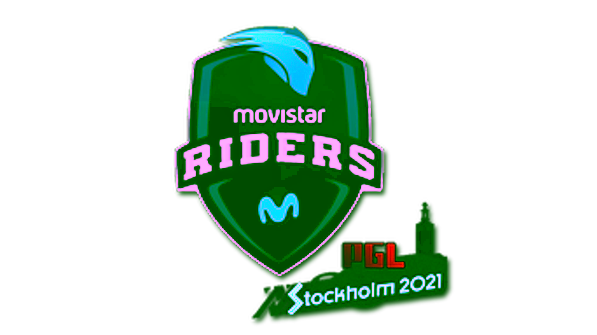 Display for Sticker | Movistar Riders | Stockholm 2021