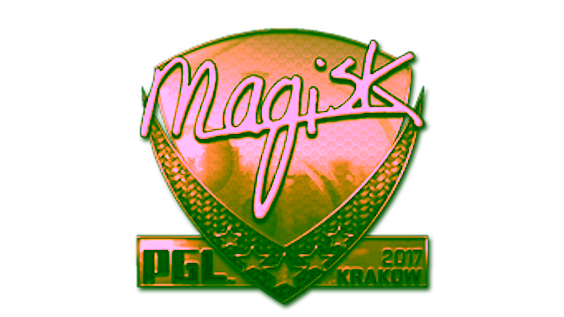 Display for Sticker | Magisk (Gold) | Krakow 2017