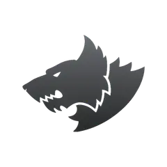 Sticker Space Wolves