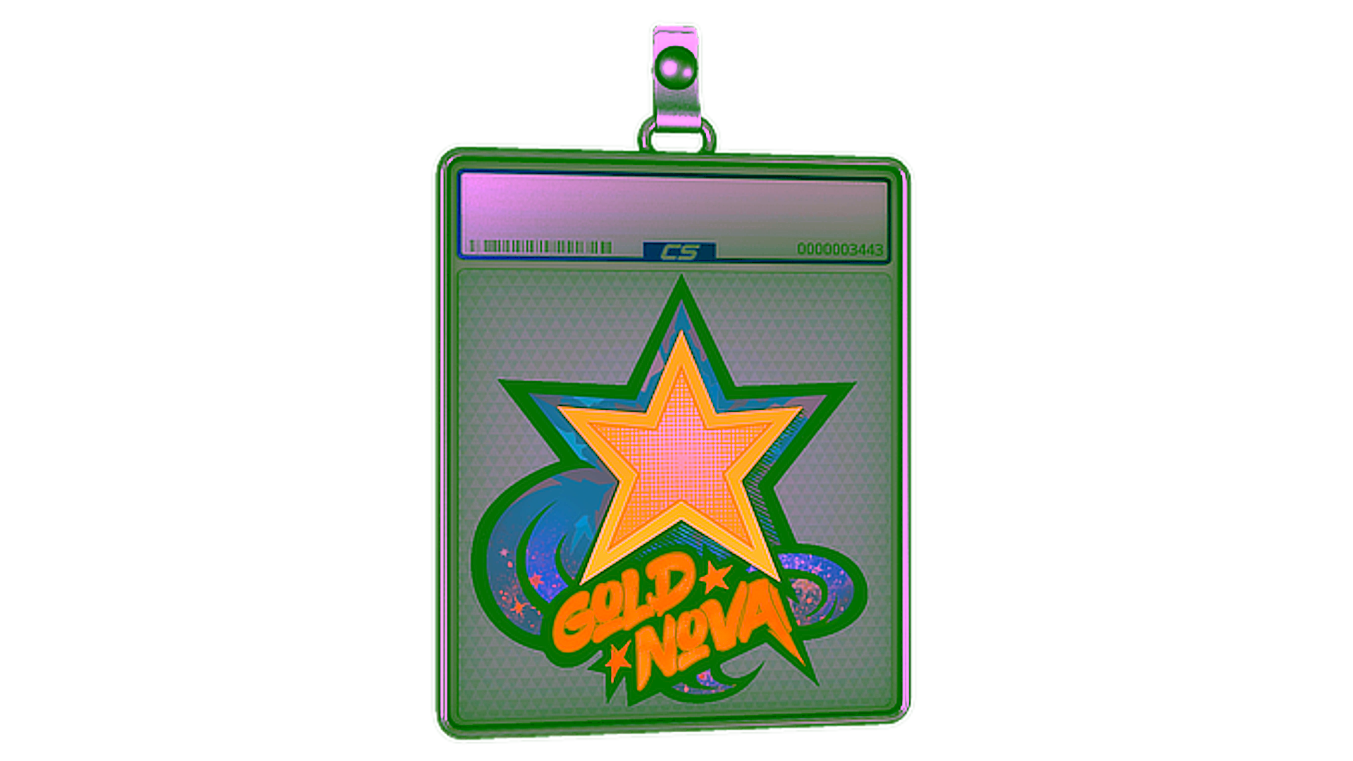 Display for Sticker Slab | Gold Nova (Holo)