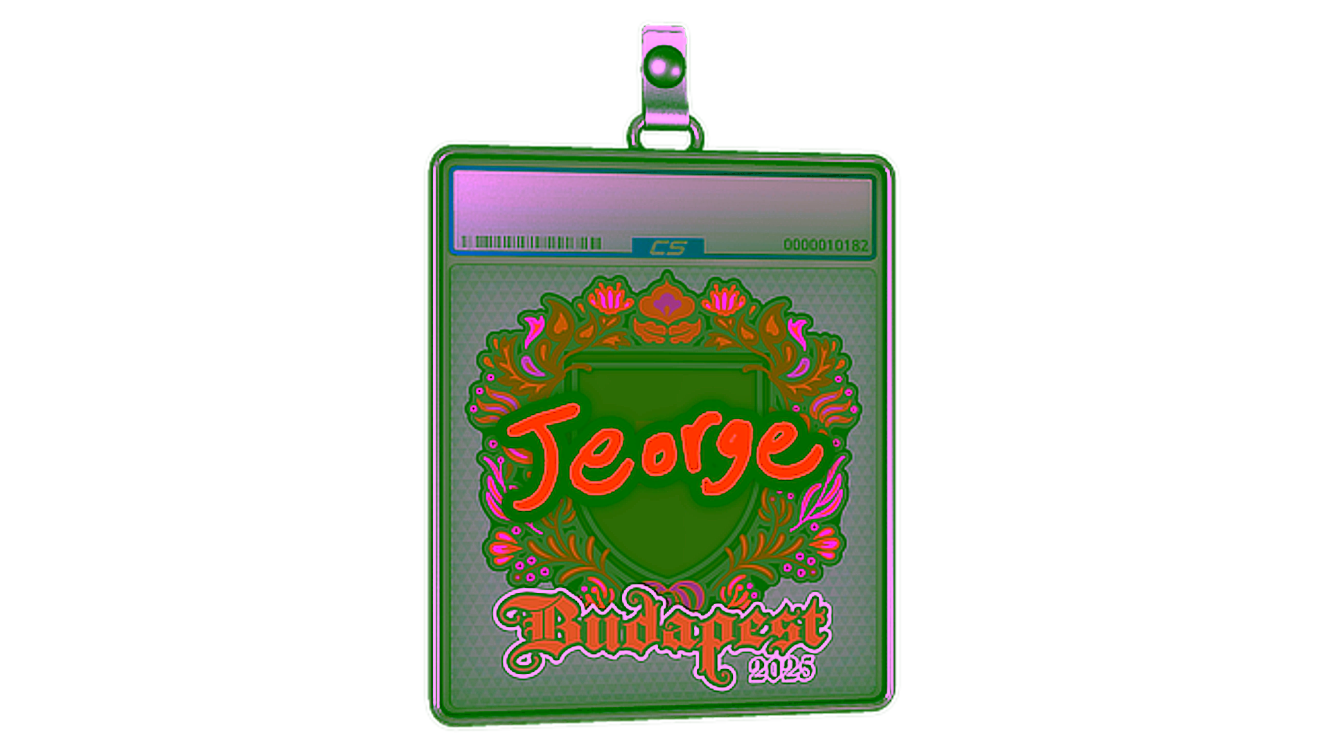 عرض لـ Sticker Slab | jeorge | Budapest 2025