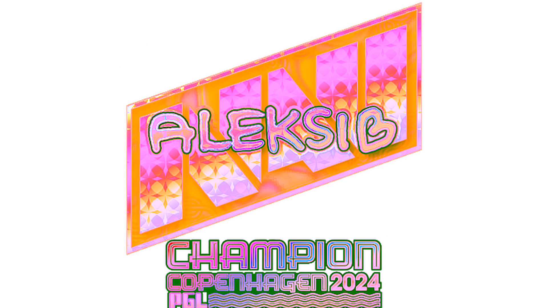 Display for Sticker | Aleksib (Holo, Champion) | Copenhagen 2024