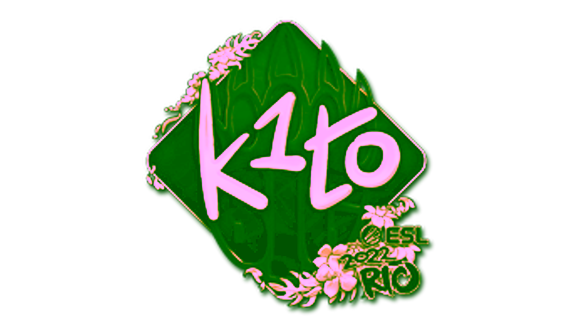 Display for Sticker | k1to (Gold) | Rio 2022