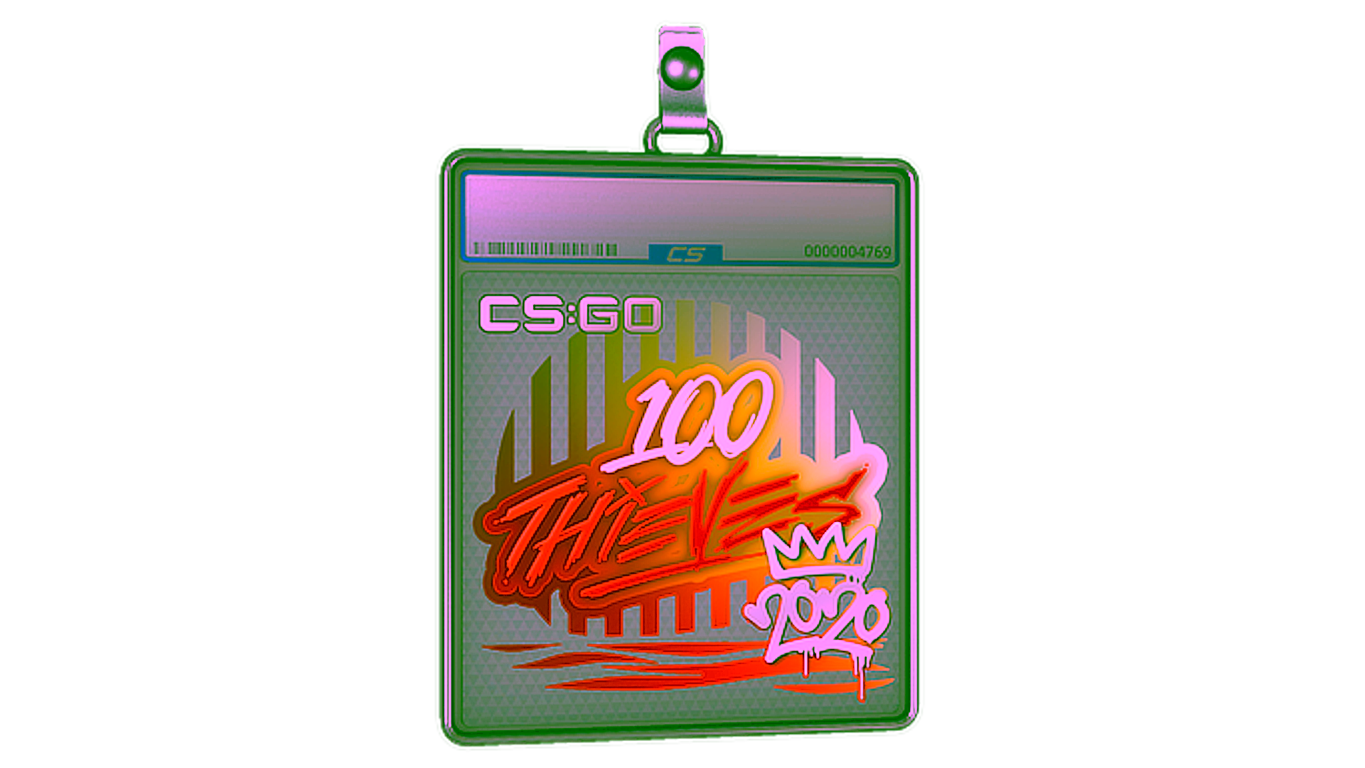 عرض لـ Sticker Slab | 100 Thieves | 2020 RMR