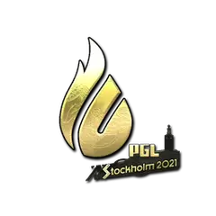 Sticker | Copenhagen Flames (Gold) | Stockholm 2021