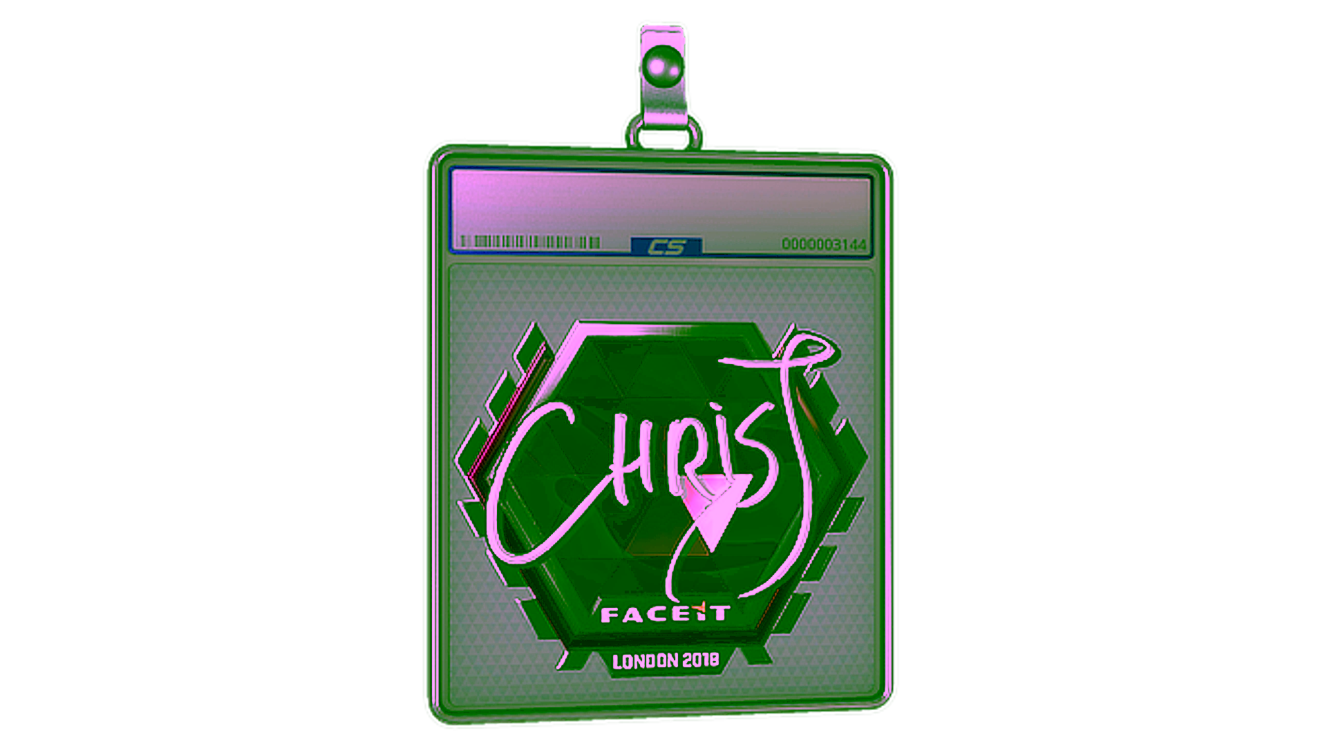 Affichage pour Sticker Slab | chrisJ (Foil) | London 2018