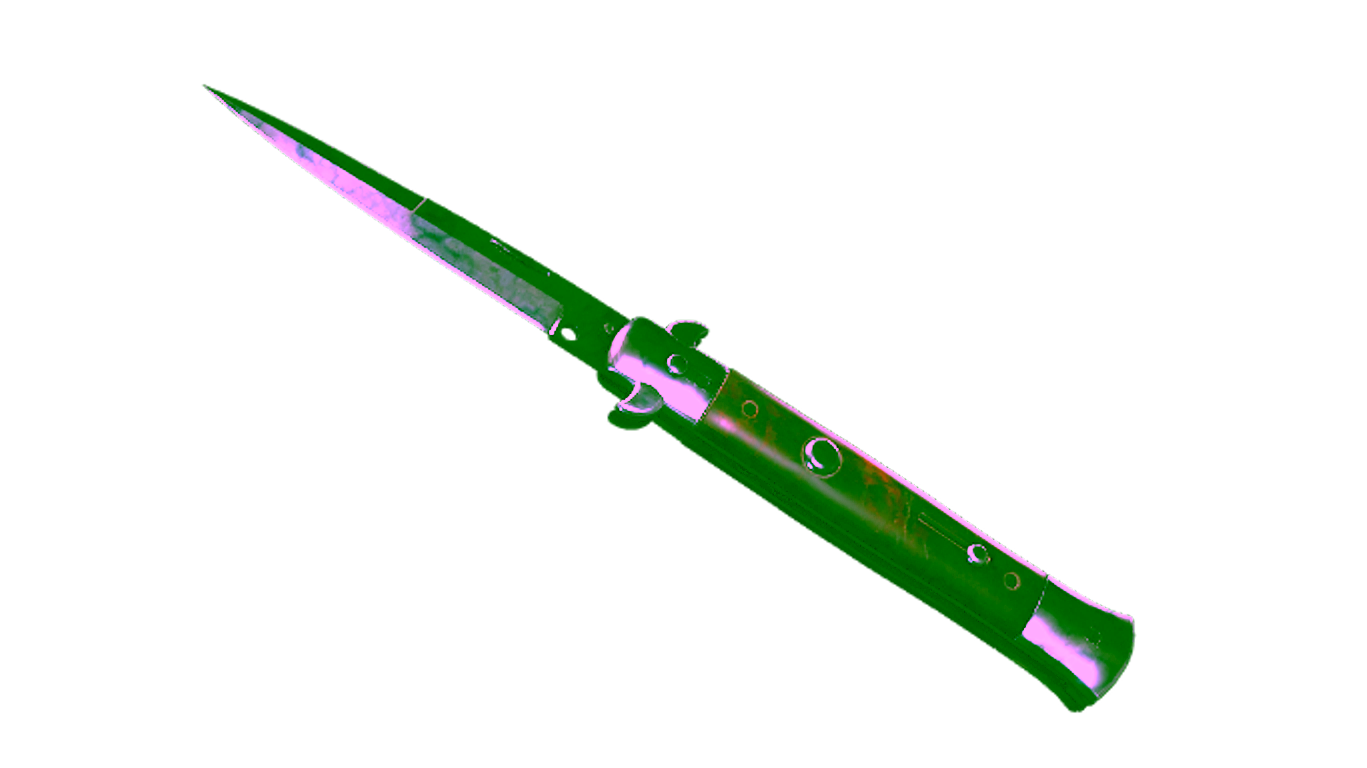 Display for ★ StatTrak™ Stiletto Knife | Stained (Factory New)