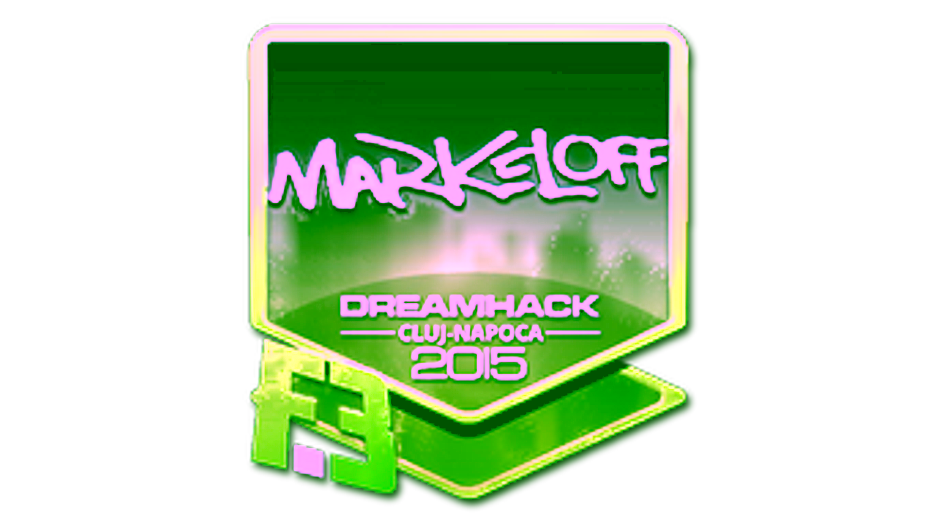 Display for Sticker | markeloff (Foil) | Cluj-Napoca 2015