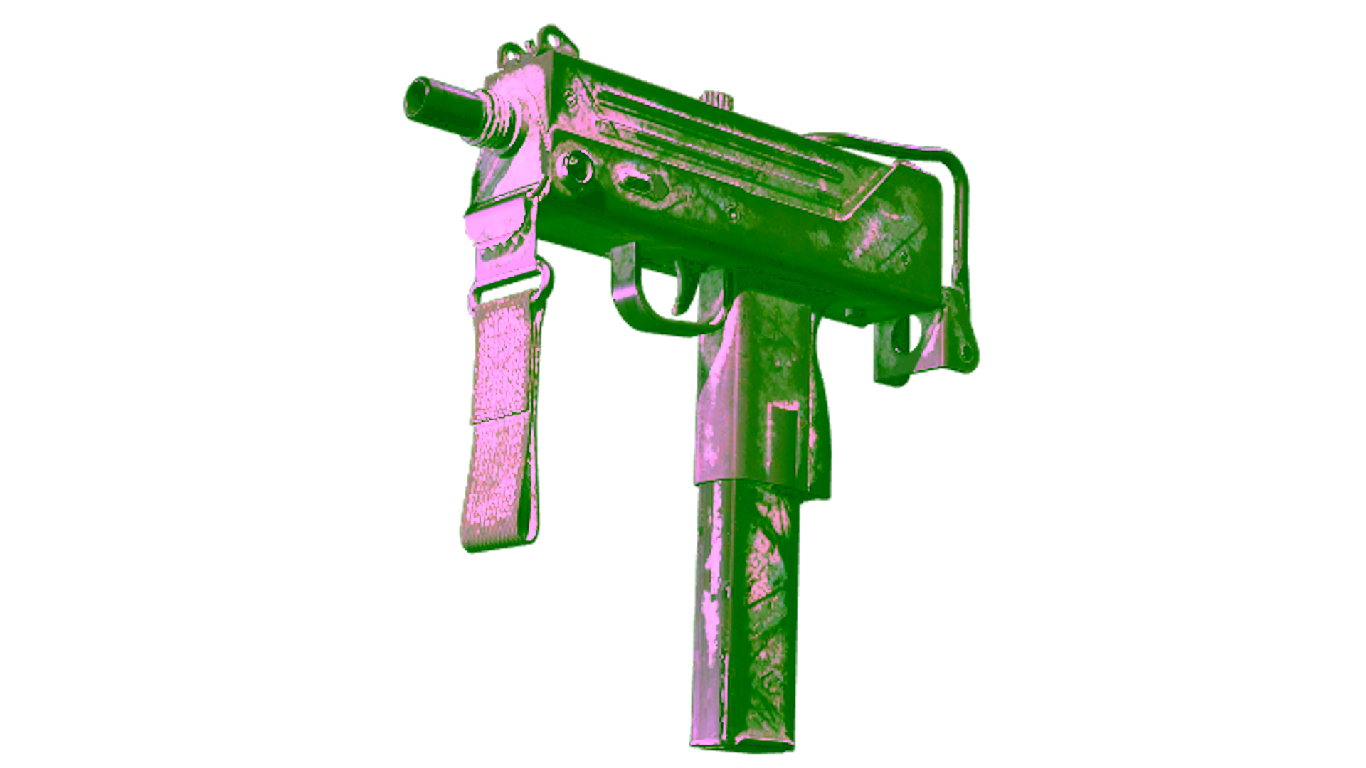 Display for MAC-10 | Surfwood (Battle-Scarred)