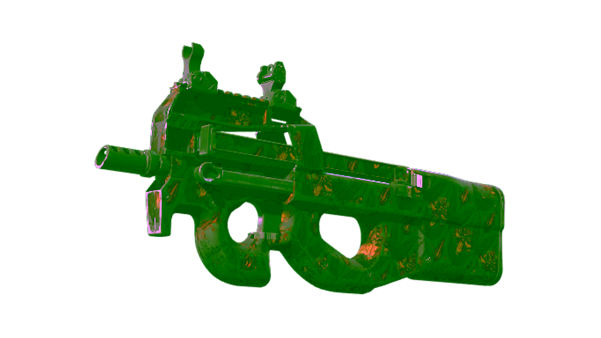 Display for Souvenir P90 | Sunset Lily (Field-Tested)