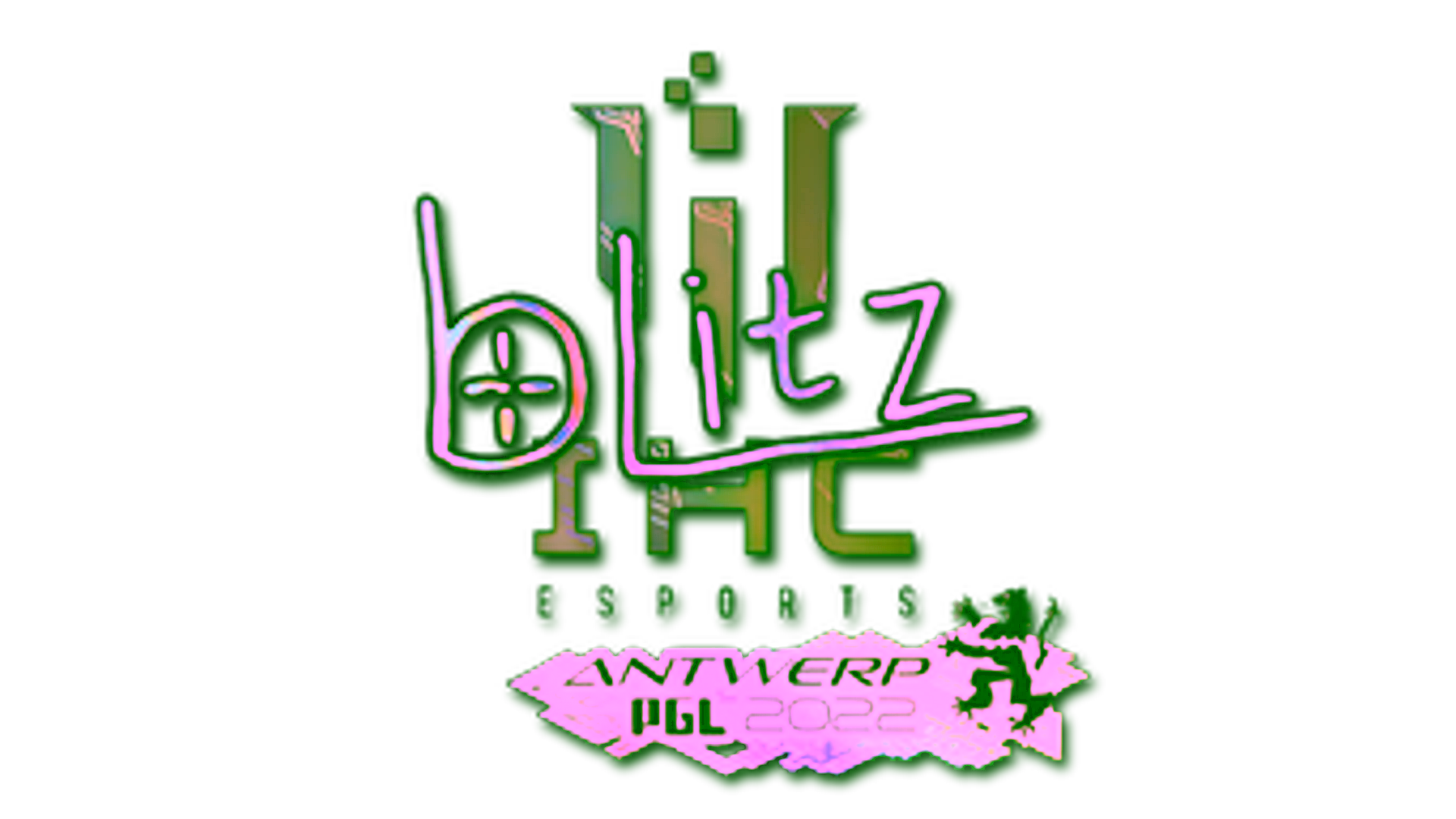 Display for Sticker | bLitz (Holo) | Antwerp 2022