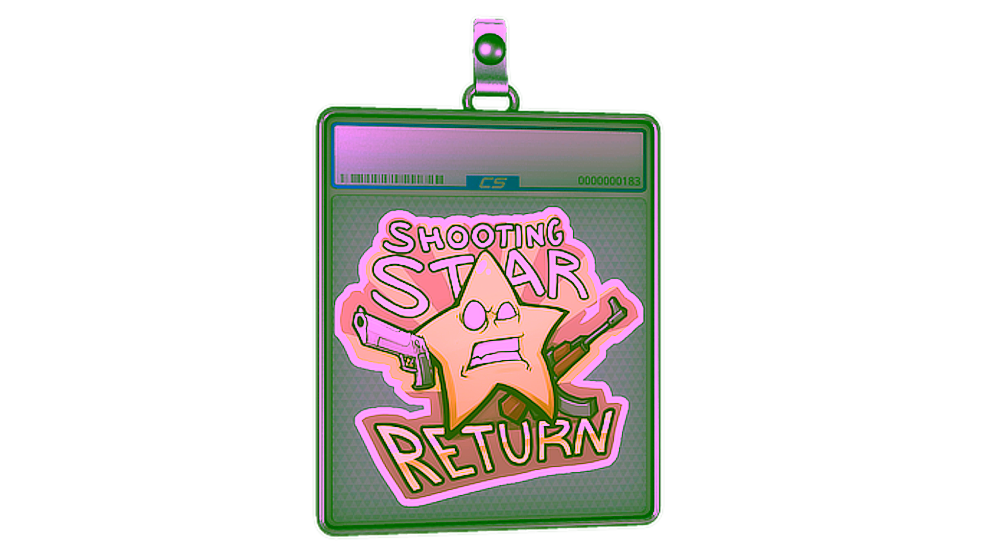 Display for Sticker Slab | Shooting Star Return