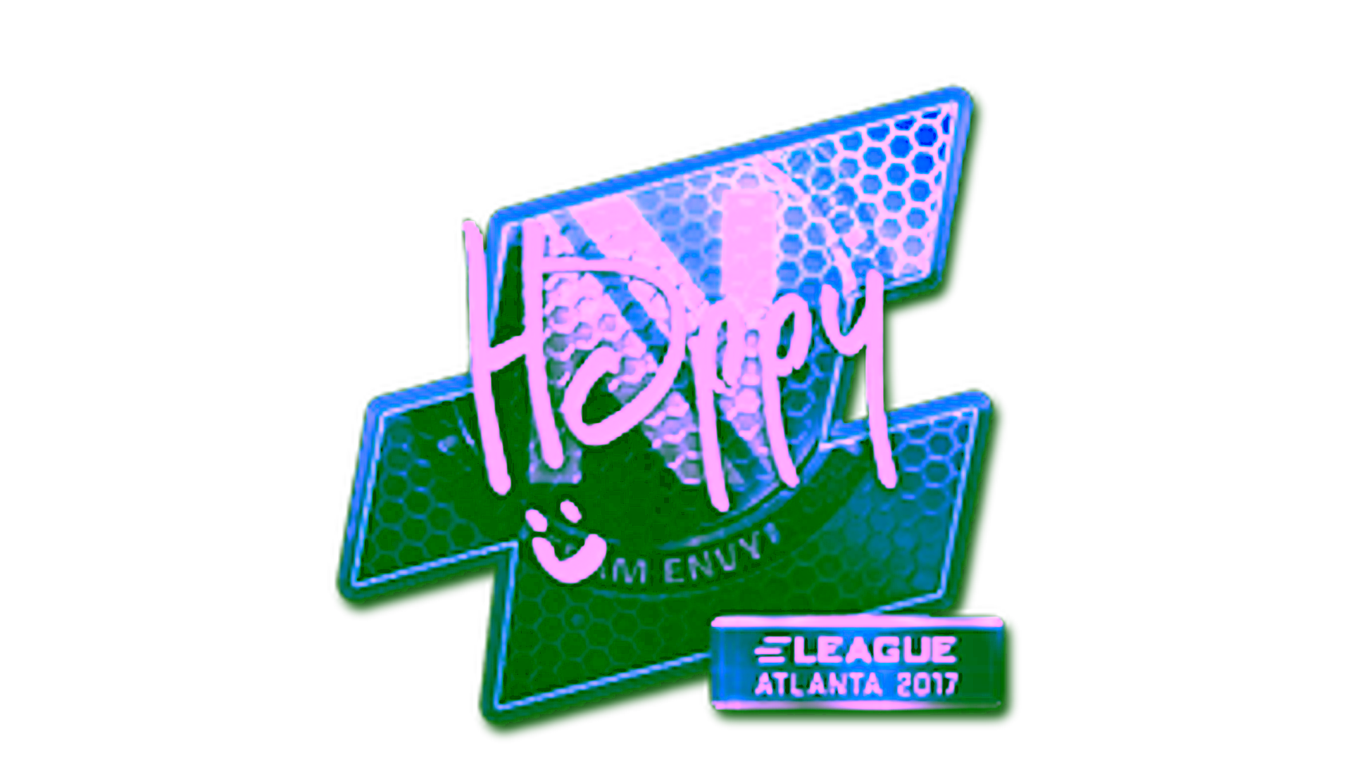 Anzeige für Sticker | Happy (Foil) | Atlanta 2017