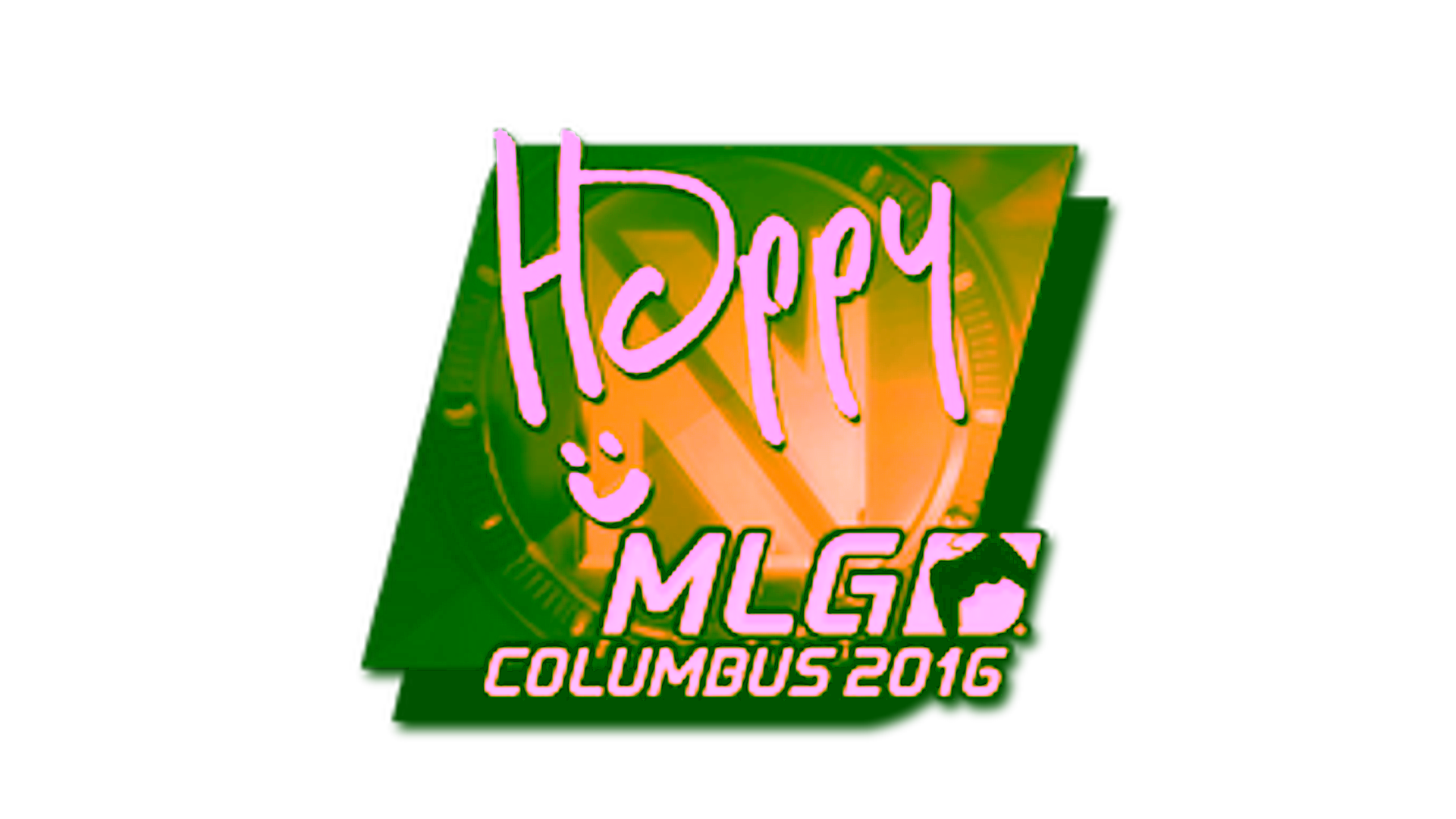 Дисплей для Sticker | Happy (Gold) | MLG Columbus 2016