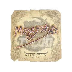 Sticker Moseyuh Austin 2025