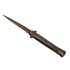 ★ Stiletto Knife | Rust Coat (Battle-Scarred)